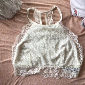Aerie high neck bra-let
